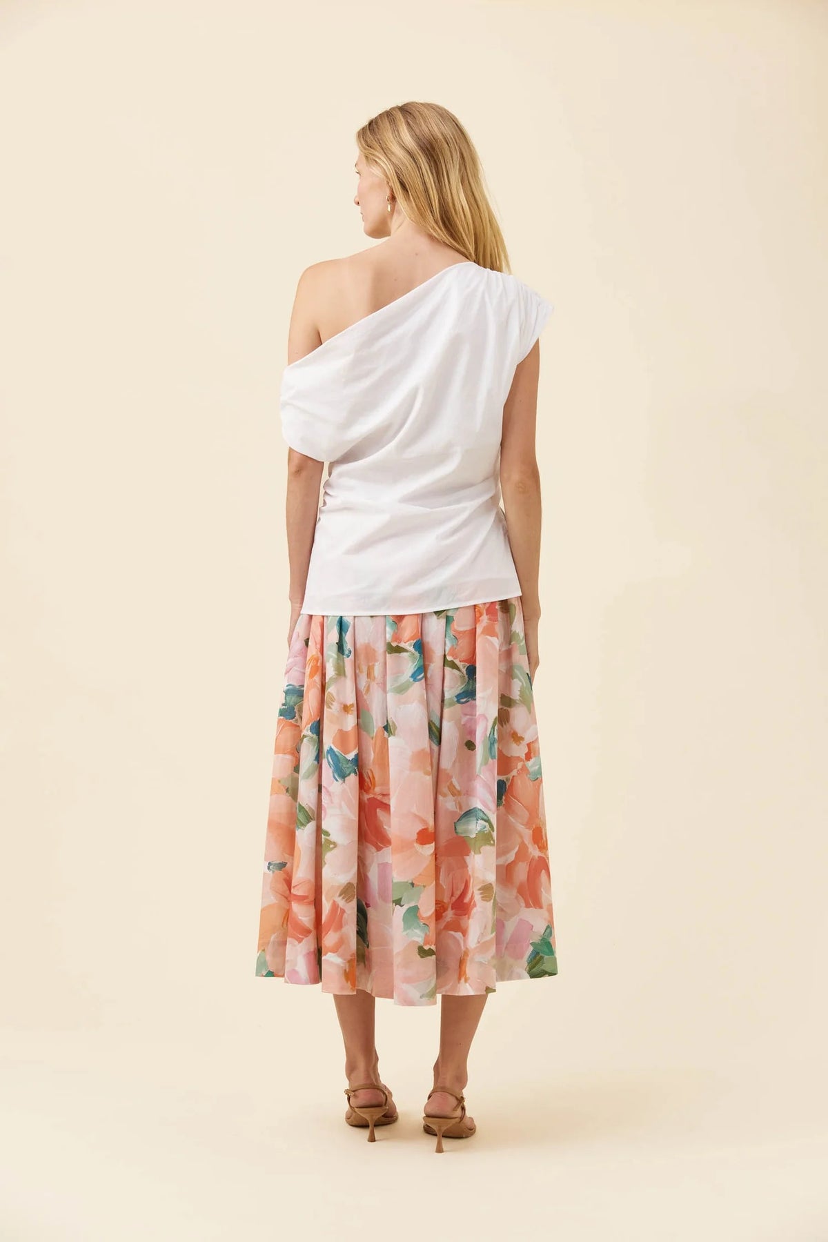Isle of Mine Rosa One Shoulder Top - White