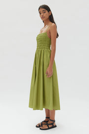 Aubrey Rouched Dress - Lulu & Daw - Assembly Label - 100% Cotton, dress - Lulu & Daw - Australian Fashion Boutique
