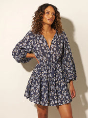 Jeanne Mini Dress - Navy - Lulu & Daw - Kivari - dress, kivari - Lulu & Daw - Australian Fashion Boutique