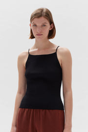 Freya High Neck Knit Tank Black - Lulu & Daw - Assembly Label - assembly label, top, tops - Lulu & Daw - Australian Fashion Boutique