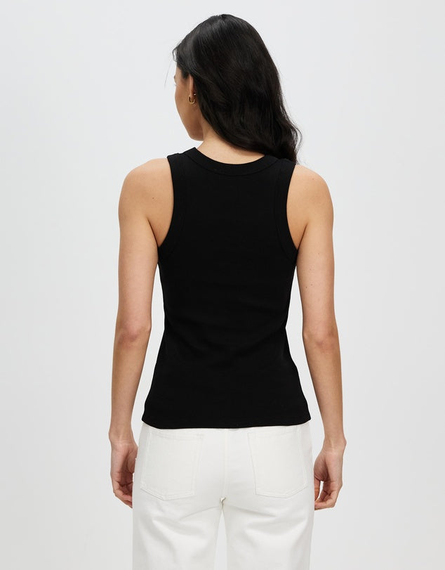 Miana Organic Rib Tank - Lulu & Daw - Assembly Label - - Lulu & Daw - Australian Fashion Boutique