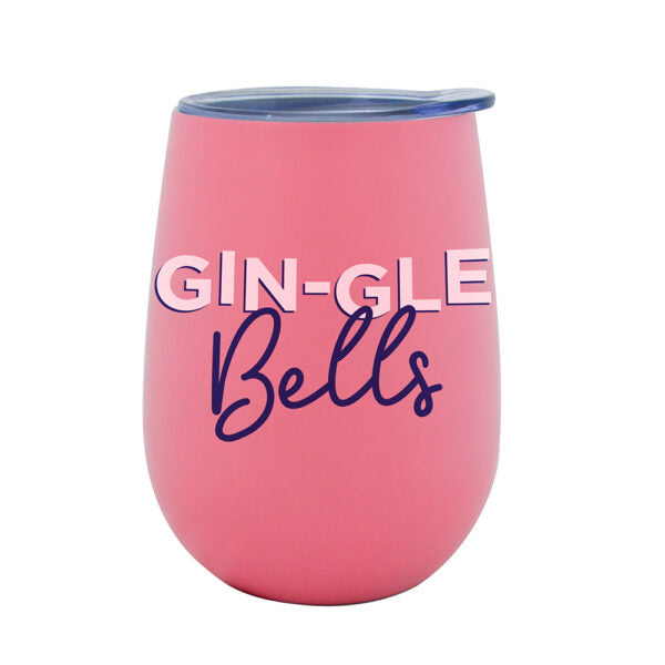 Wine Tumbler - Gin-gle Bells - Lulu & Daw - Annabel Trends - - Lulu & Daw - Australian Fashion Boutique