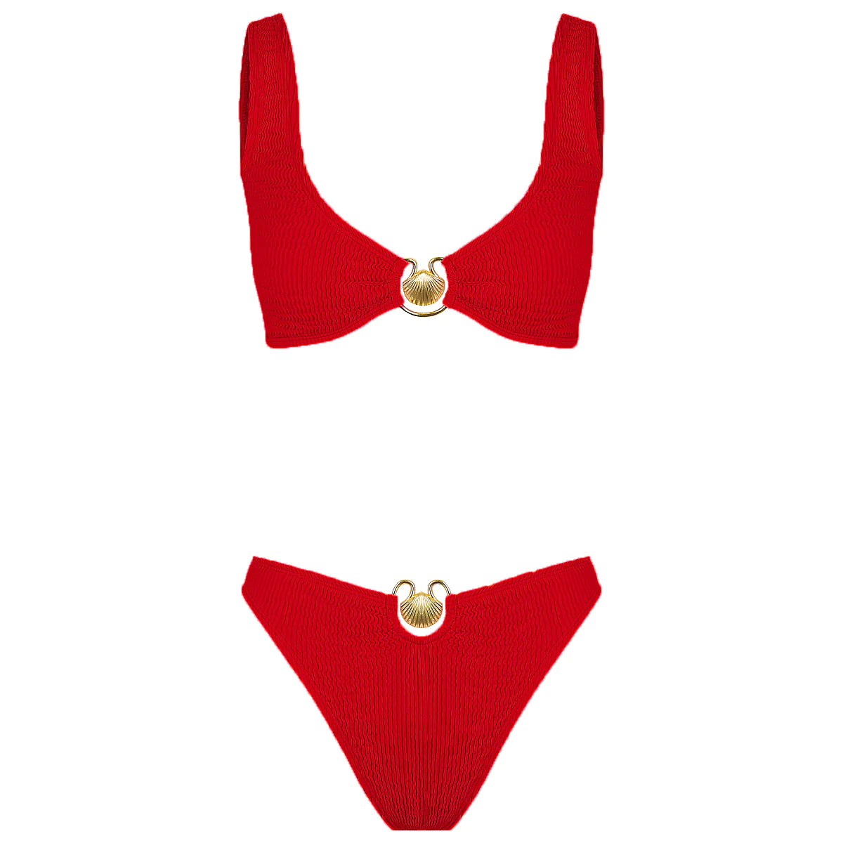 Miami Kini Solid - Cherry - Lulu & Daw - Cleonie Swim - cleonie swim, swimwear - Lulu & Daw - Australian Fashion Boutique