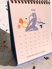 2023 Abstract Floral Desk Calendar - Lulu & Daw - The Collective Hub -  - Lulu & Daw - Australian Fashion Boutique