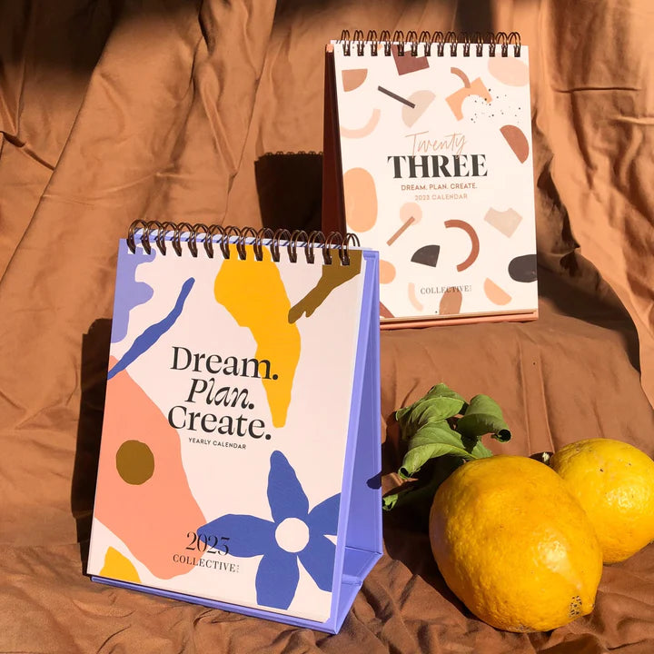 2023 Abstract Floral Desk Calendar - Lulu & Daw - The Collective Hub - - Lulu & Daw - Australian Fashion Boutique