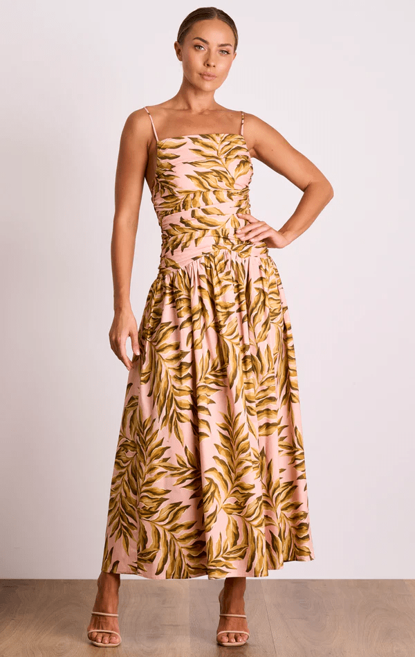 Elody Rouche Midi - Blush - Lulu & Daw - Pasduchas - dresses - Lulu & Daw - Australian Fashion Boutique