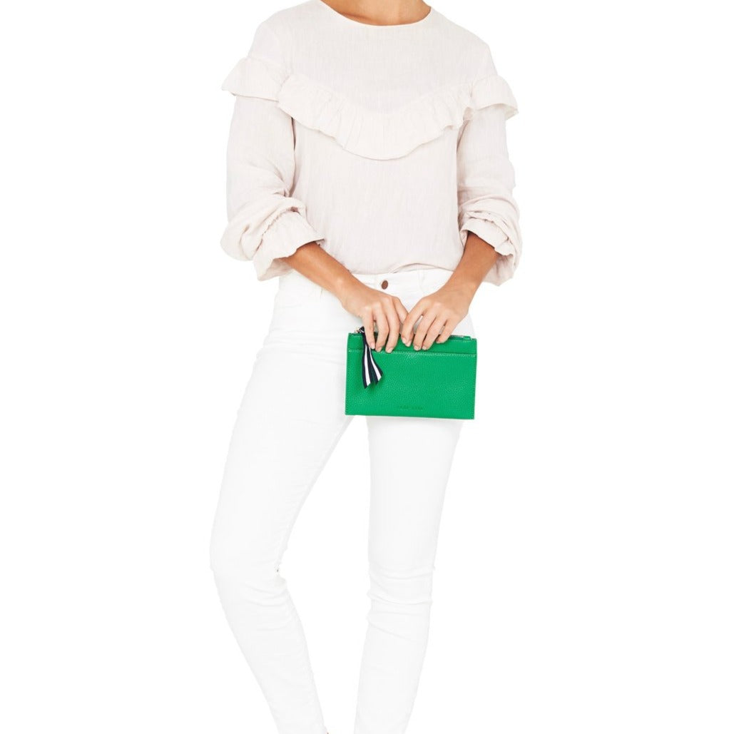 New York Coin Purse Green - Lulu & Daw - Elms & King - bags, elms & king, wallet - Lulu & Daw - Australian Fashion Boutique