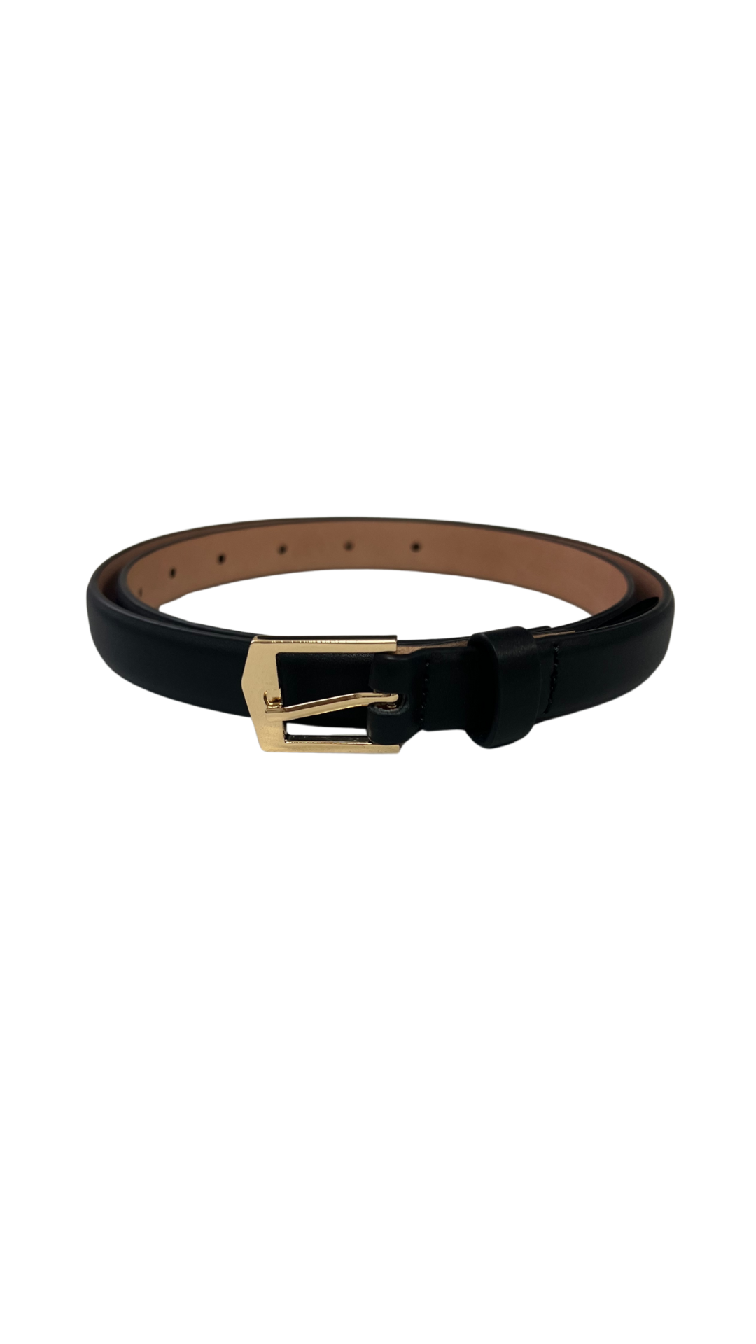 Ida Belt Black/Gold 2.0cm
