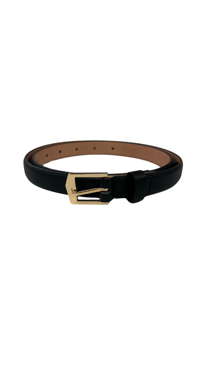 Ida Belt Black/Gold 2.0cm