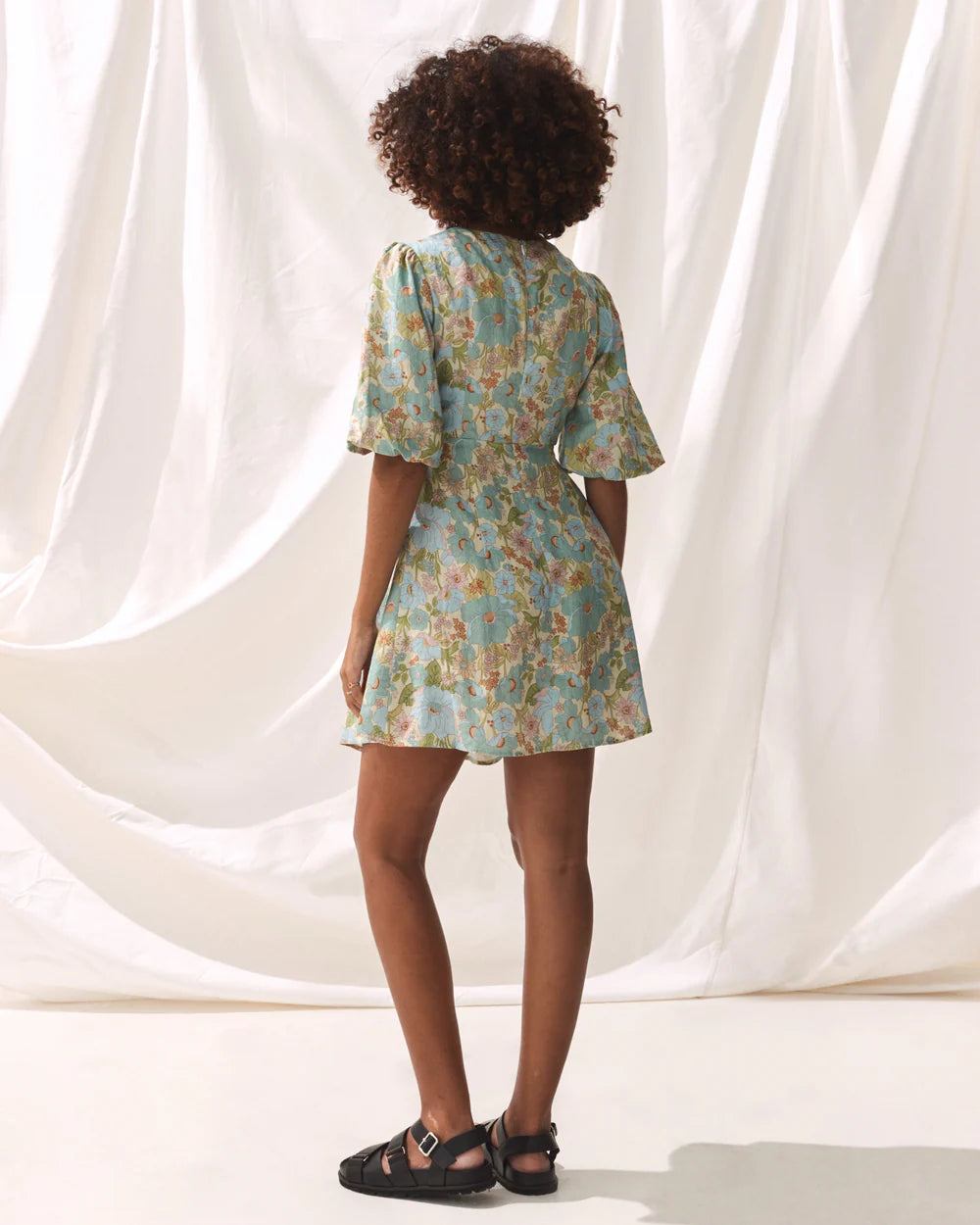 The Bria Dress - Sadie Floral - Lulu & Daw - Sancia - dress - Lulu & Daw - Australian Fashion Boutique