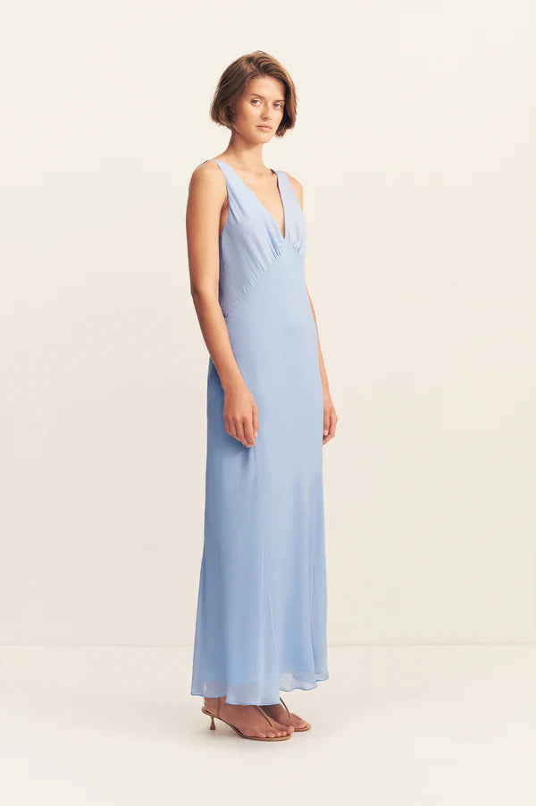 Aylah Plunged Maxi Dress - Vista Bue