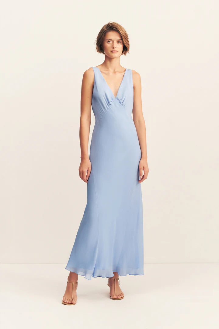 Aylah Plunged Maxi Dress - Vista Bue