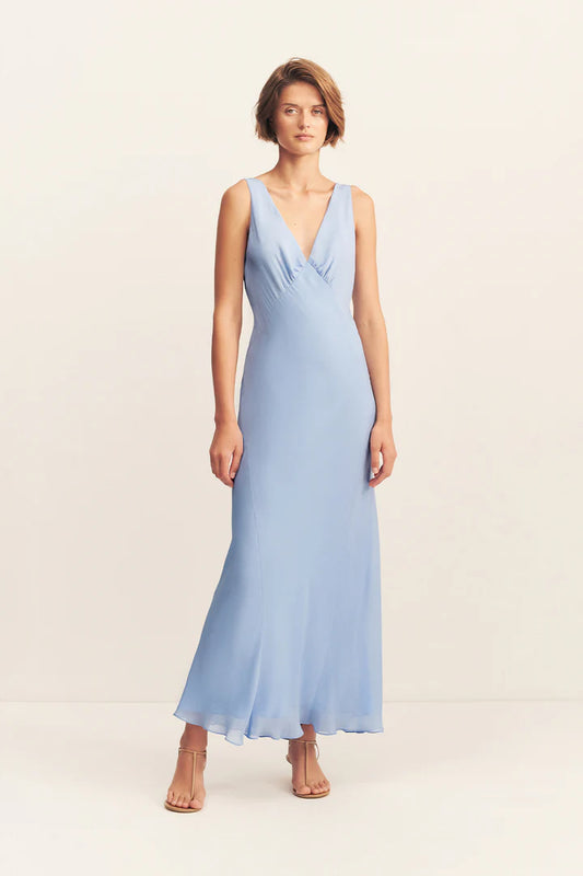 Aylah Plunged Maxi Dress - Vista Bue