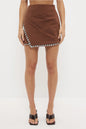 Mon Renn Rocco Mini Skirt - Nutmeg