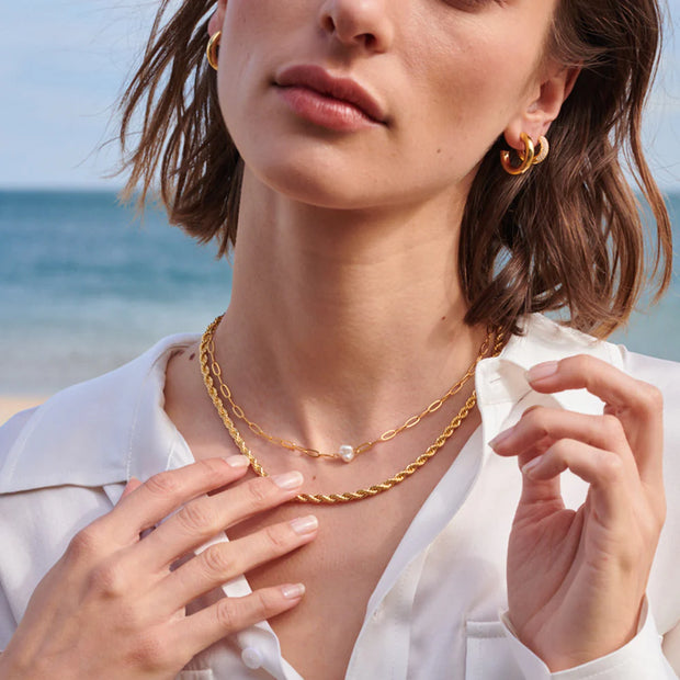 Krista Hoops - Lulu & Daw - Jolie & Deen - earrings - Lulu & Daw - Australian Fashion Boutique