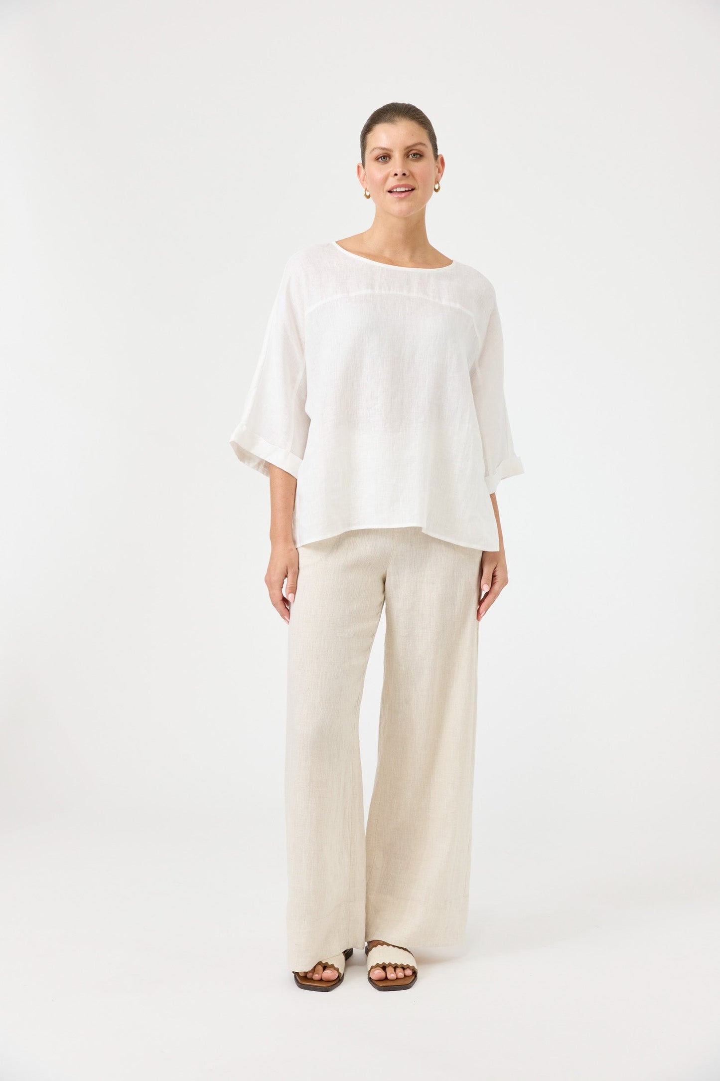 Studio Relaxed Top - Salt