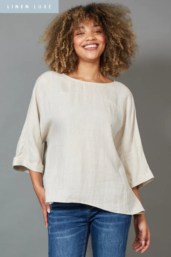 Studio Relaxed Top - Lulu & Daw - Eb & Ive - eb & ive, top, tops - Lulu & Daw - Australian Fashion Boutique