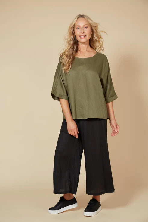 Studio Relaxed Top - Lulu & Daw - Eb & Ive - eb & ive, top, tops - Lulu & Daw - Australian Fashion Boutique