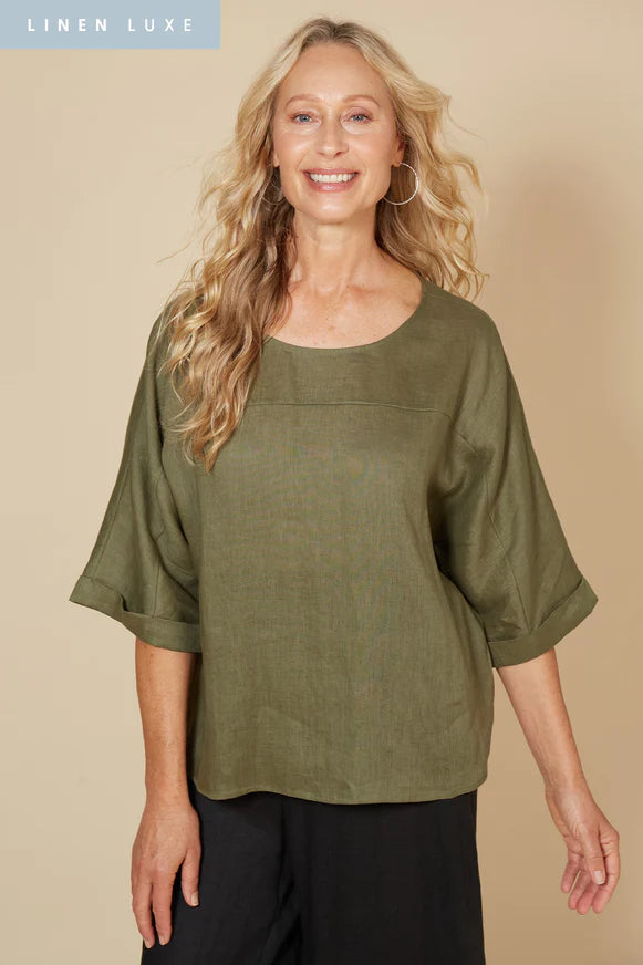 Studio Relaxed Top - Lulu & Daw - Eb & Ive - eb & ive, top, tops - Lulu & Daw - Australian Fashion Boutique