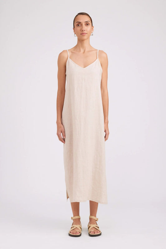 Eb & Ive Studio Tank Maxi Dress - Tusk