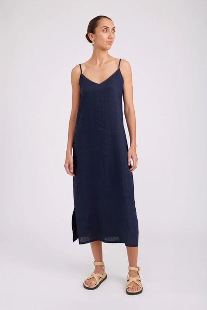 Eb & Ive Studio Tank Maxi Dress - Navy
