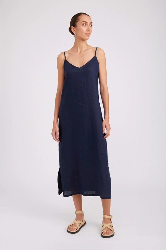 Eb & Ive Studio Tank Maxi Dress - Navy