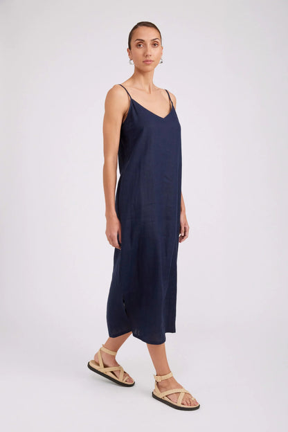 Eb & Ive Studio Tank Maxi Dress - Navy