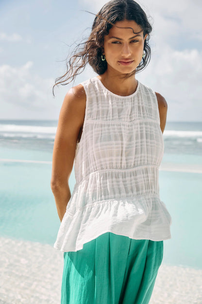 Eb & Ive Sovana Tank - White