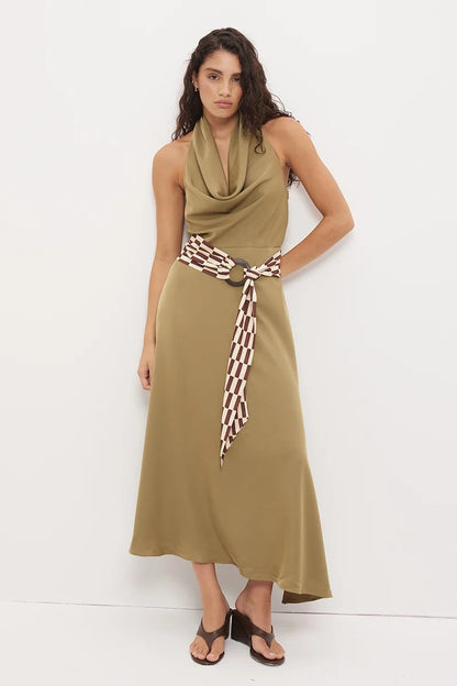 Mon Renn Essence Dress - Khaki