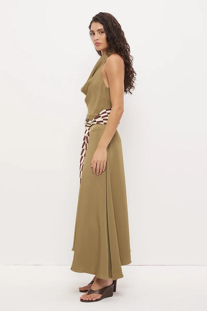 Mon Renn Essence Dress - Khaki