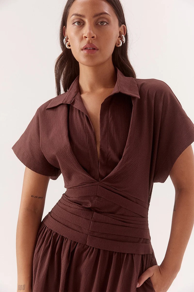 Sovere Lyra Dress -Chocolate
