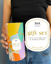 CHRISTMAS GIFT SET - Silk Pillowcase & Room Spray