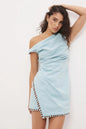 Mon Renn Rocco Mini Dress - Freshwater Blue