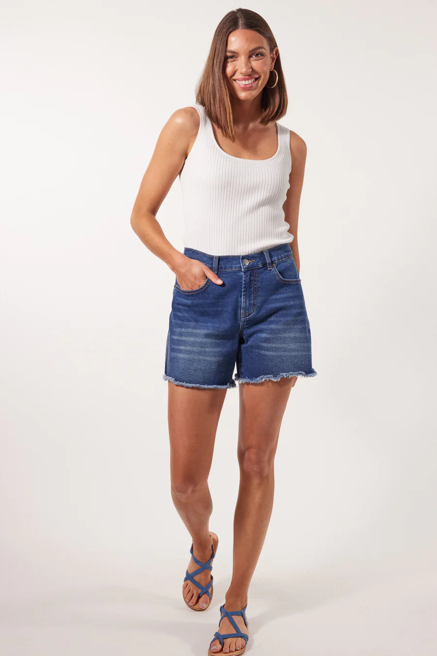 Duke Denim Shorts - Lulu & Daw - Isle Of Mine - denim, shorts - Lulu & Daw - Australian Fashion Boutique