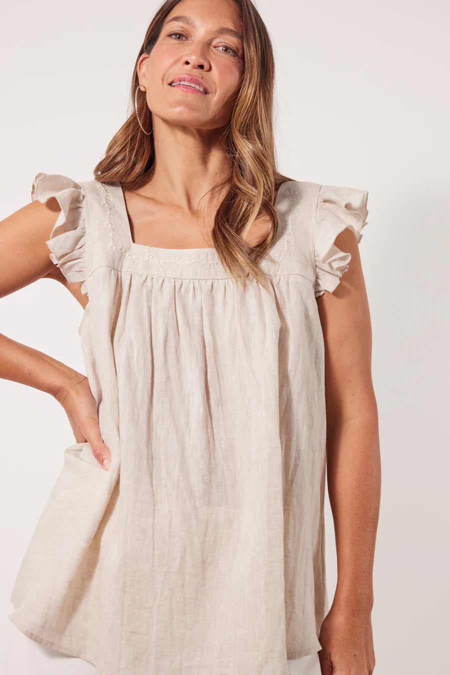 Gala Top - Lulu & Daw - Isle Of Mine - Ramie, top, tops - Lulu & Daw - Australian Fashion Boutique