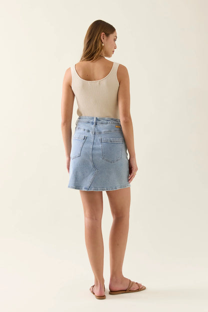 Margot Denim Skirt - Stellar