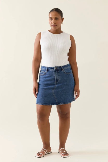 Margot Denim Skirt - Denim