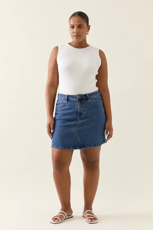 Margot Denim Skirt - Denim