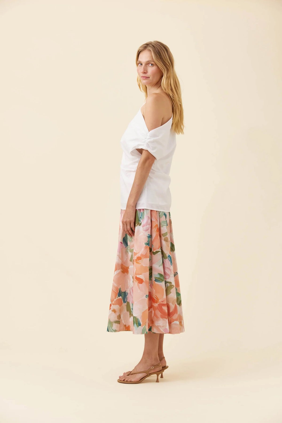 Isle of Mine Rosa One Shoulder Top - White