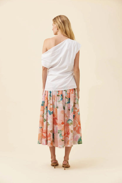 Isle of Mine Rosa One Shoulder Top - White
