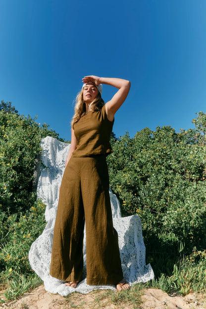 Isle of Mine Anita Pant - Olive
