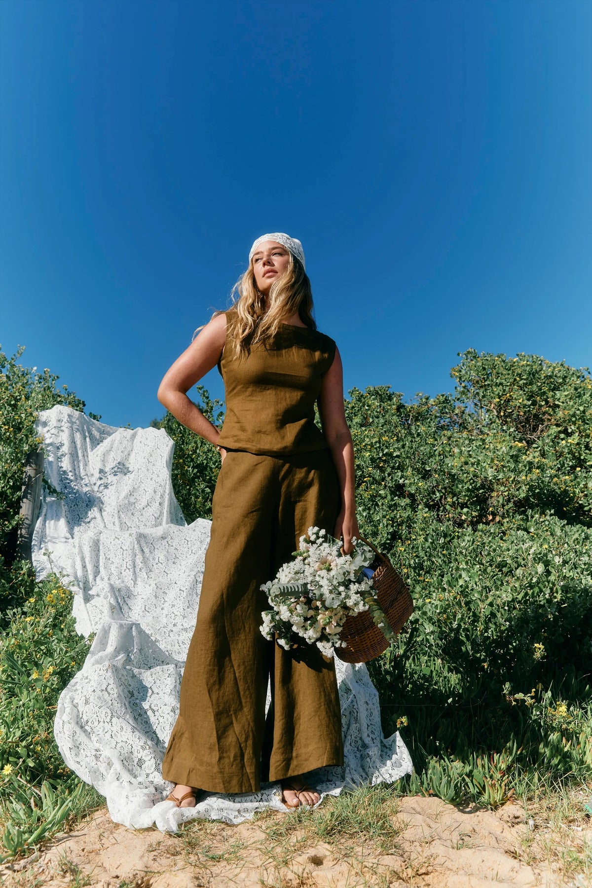 Isle of Mine Anita Pant - Olive