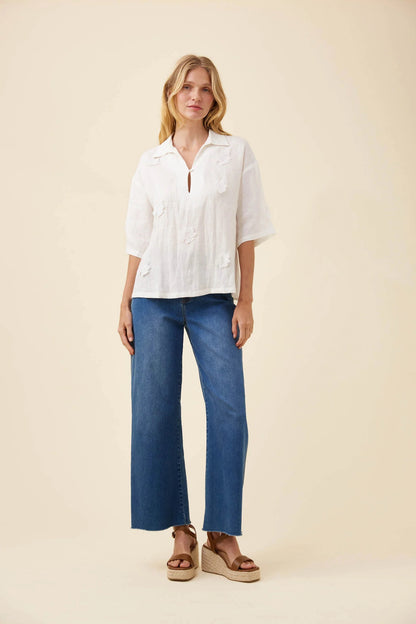 Isle of Mine Anita Shirt - White