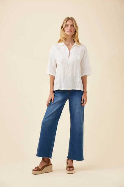 Isle of Mine Anita Shirt - White