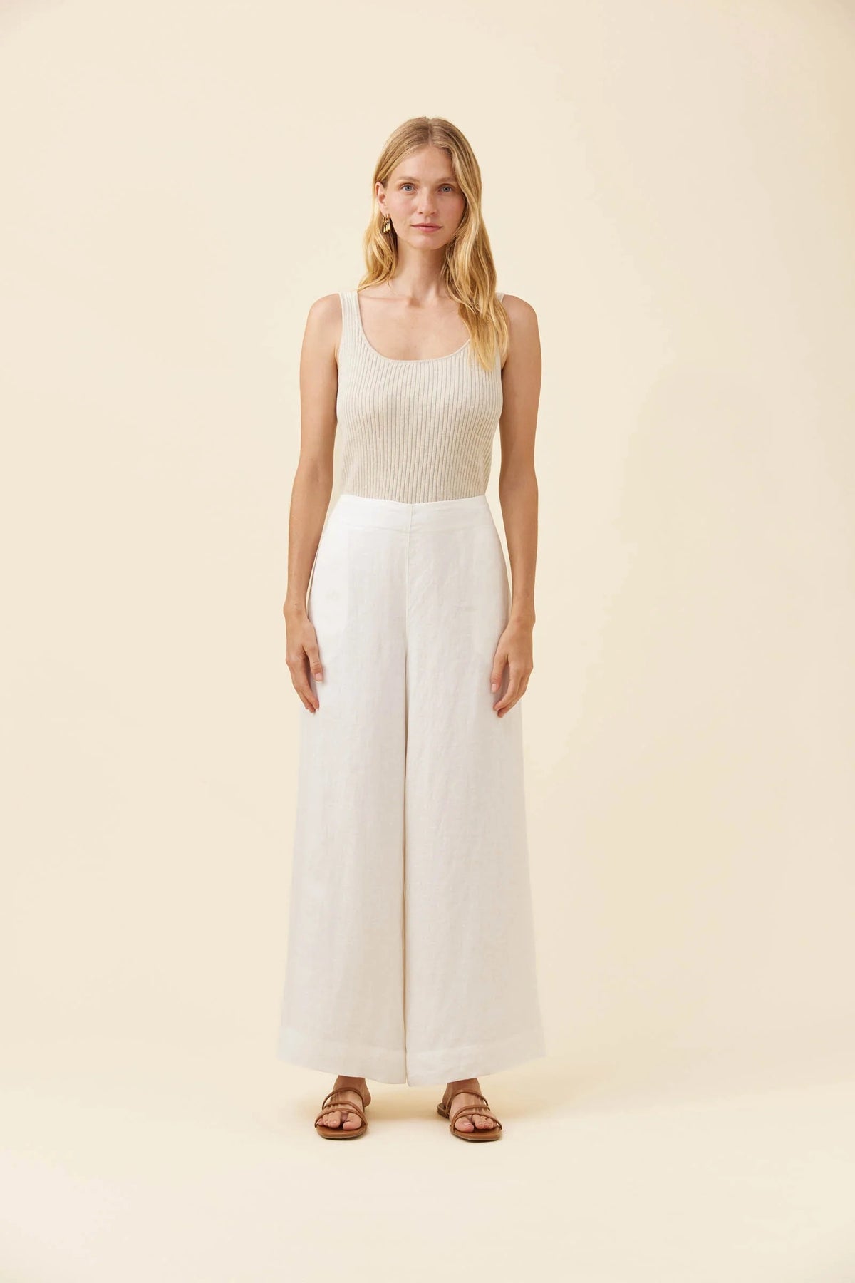 Isle of Mine Anita Pant - White