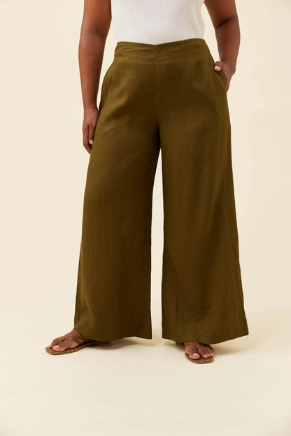 Isle of Mine Anita Pant - Olive