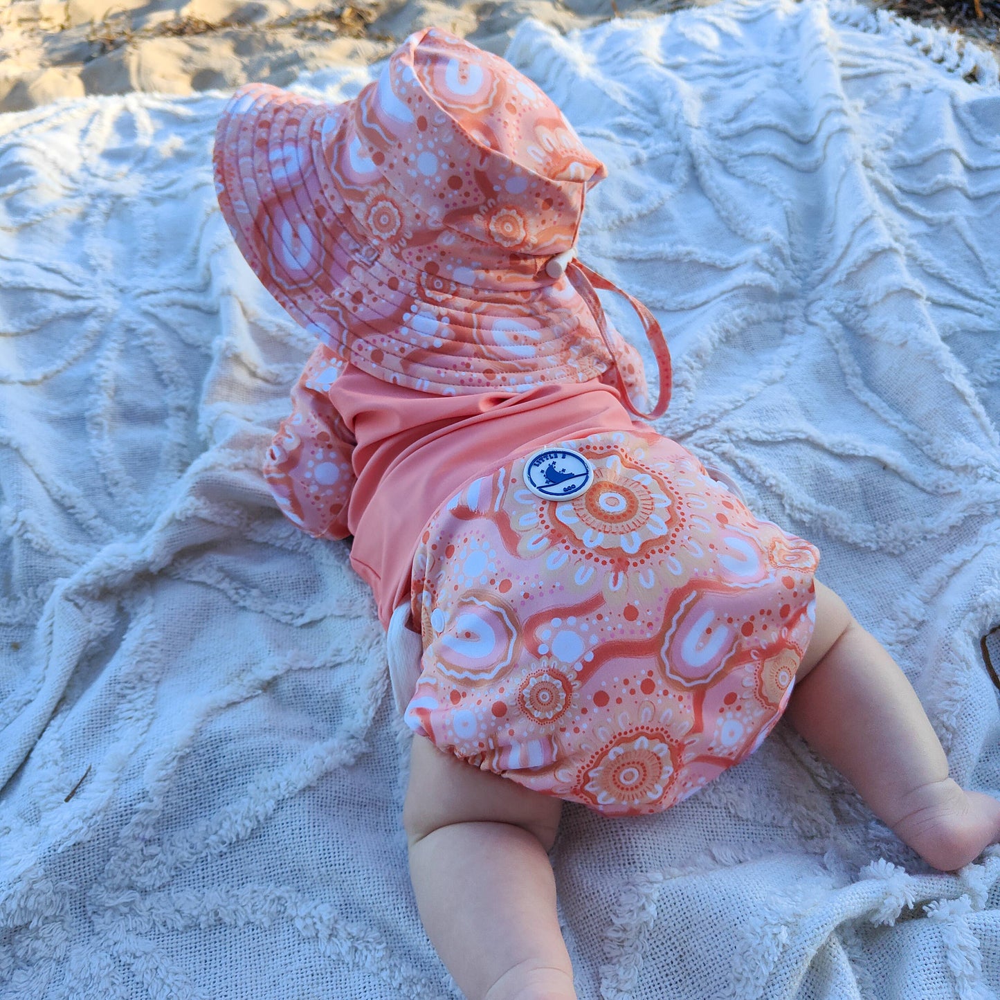 SWIM NAPPY & MINI WET BAG COMBO~ COMMUNITY CONNECTED TO LAND