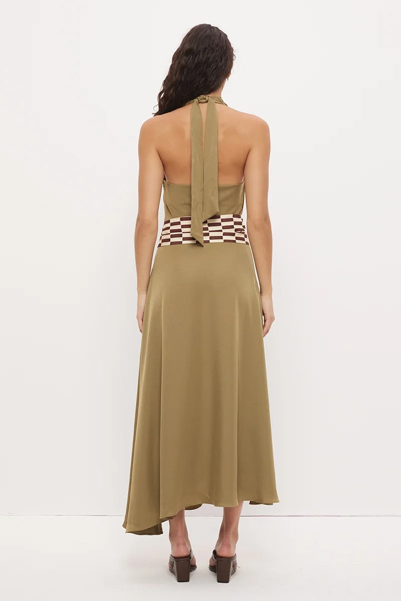 Mon Renn Essence Dress - Khaki
