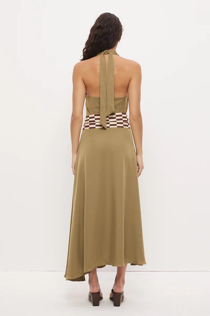 Mon Renn Essence Dress - Khaki