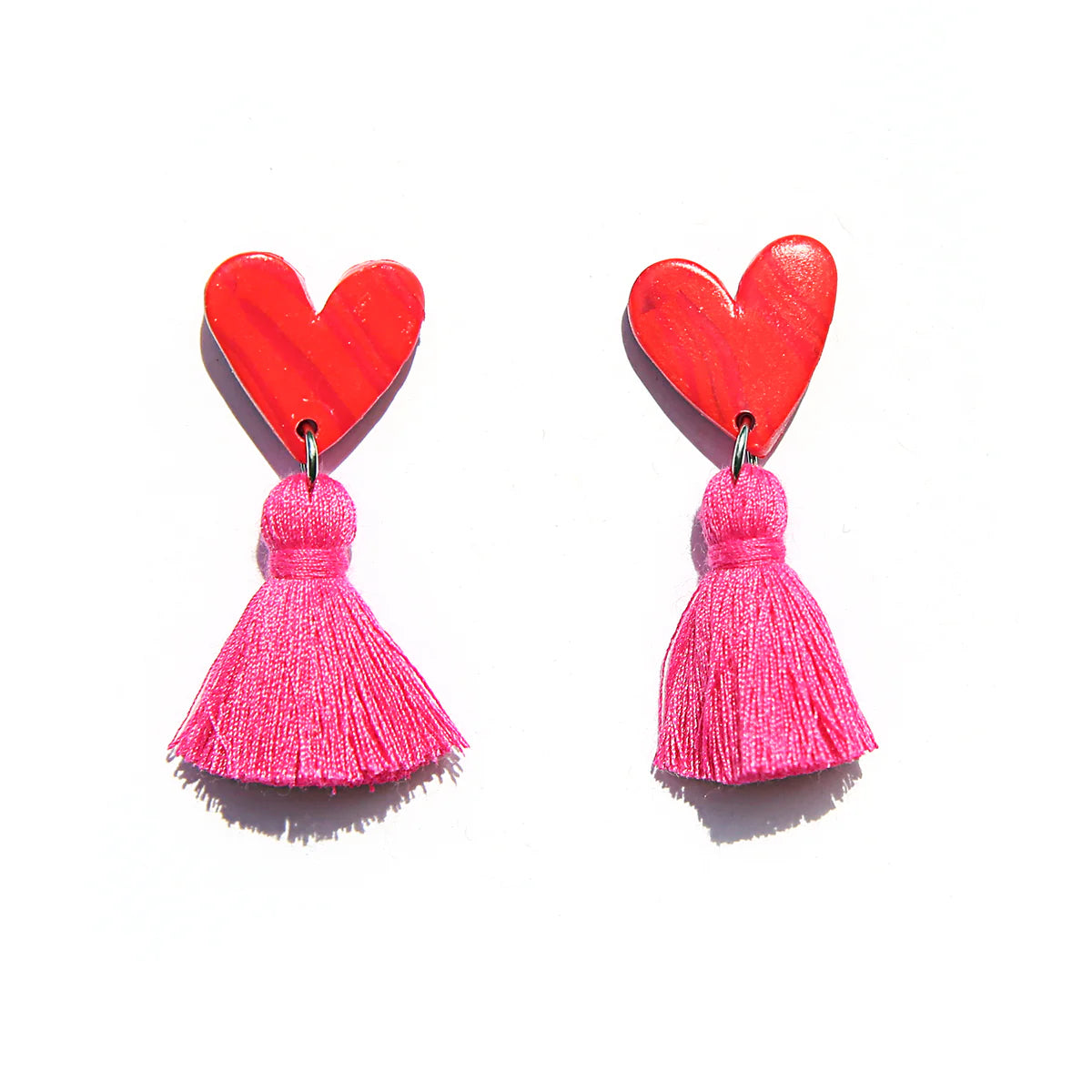 Red Heart Tassles